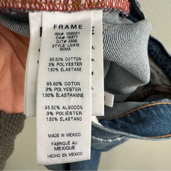 Frame Denim Le Nik Straight-Leg in Moma Size 25 - Picture 6 of 13